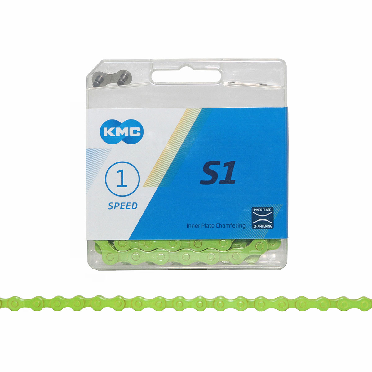KMC Chain 1/2x1/8x112 1/Speed Green.